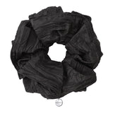 CLOUD SHIRRING SCRUNCHY (BLACK)