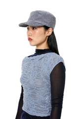 KEPI CORDUROY HAT / BLUE GREY