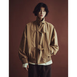 Dリングストラップハリントンジャケット / D-RING STRAP HARRINGTON JACKET_BR