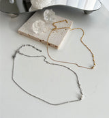 イノセントパールハートツーウェイネックレス/go Innocent pearl heart two-way y guest look necklace(Gold color)