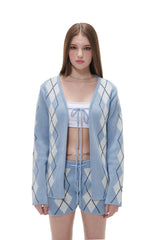アーガイルカーディガン/ARGYLE CARDIGAN