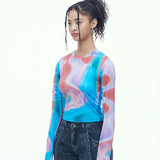 LSDウォーマー グラフィック クロップ Tシャツ / LSD WARMER GRAPHIC CROP T
