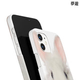 white rabbit glossy case