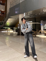 LMN flatt brush wide denim pants (3 colors)