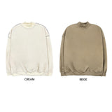 ASCLO ウォームステッチハイネックスウェットシャツ（4colors）