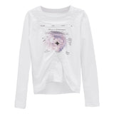 シャーリングロゴクロップTシャツ / 223 X SHIRRING LOGO CROP T - WHITE