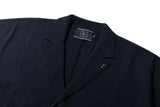 ノッチラペルニットブレザー / NOTCHED LAPEL KNIT BLAZER_NAVY