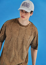 ダイウェーブオーバーロックTシャツ / ベージュ