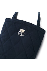 Quilting Small Tote Bag_Navy (6678721888374)