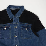 ニットデニムジャケット/ KNIT DENIM JACKET [6653]