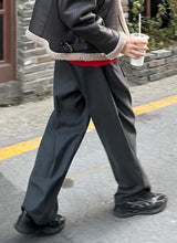 Wearable one tuck banding pants