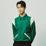 エッセンシャルバラシティシャツ / essential varsity shirts green