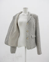 ウォーニーツイードベーシックジャケット / Warney Tweed Basic Jacket (2color)
