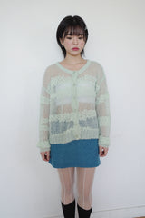 ティンガーニットウェアミニスカート / Tinger knitwear mini sk (3 colors)
