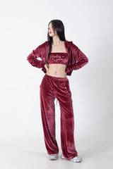 ダーリンユアスウェットパンツ / DARLING, YOUR SWEATPANTS ! #VELVET WINE