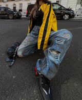 ダーティーウォッシングワイドデニム / (UNISEX) Dirty washing wide denim