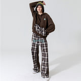 チェックポイントワイドジャガーパンツ / CHECK POINT WIDE JOGGER PANTS