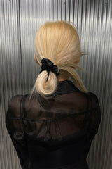 NO.361 [ブラック] シュシュヘアシャインブラックハート