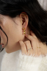 コンボハートピアス