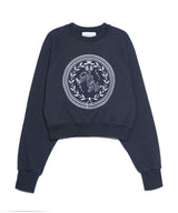 HCH Laurel Crop Sweatshirt_Navy