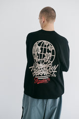 ワールドワイドジャージロングスリーブ / BSR2223FWPO035 WORLD WIDE JERSEY LONG SLEEVE BLACK