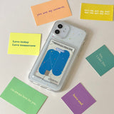 スパークルカードジェリーアイフォンケース/Sparkle card jelly case (iphone case)