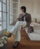 セレーナチェックブレザー / Selena check blazer (1 color)