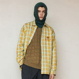 GHCウェスタンシャツ/GHC WESTERN SHIRT_YELLOW CHECK