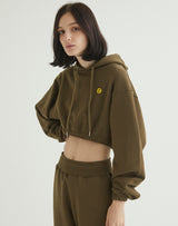 SM:]E CROP HOODIE KHAKI (6608592535670)