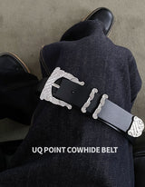 No.9233 UQ point cowhide BELT (6645573091446)