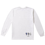 オーバーフィット M ロングスリーブT/OVERFIT M LONG-SLEEVED T-WHITE