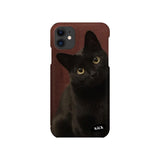 ブラックキャットスマホハードケース / Black cat hard case