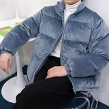 2WAYベルベットショートダウンジャケット / [Unisex] Two-way Velvet Short Down Jacket (11 colors)