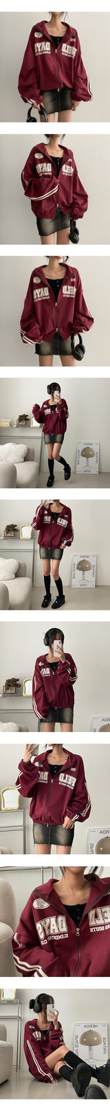 Dale Line Two Way Crop Zip-Up