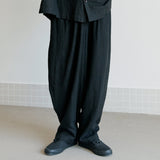 タップパンツ / unisex tap pants black (banding)