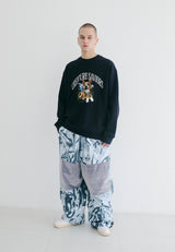 スーパーワイドパンツ / BSR2223FWPT012 DSXBR WSS SUPER WIDE PANTS MARBLE GRAY