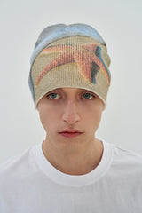 PRINTED BEANIE - STARFISH