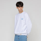 [UNISEX] SKYクラウドドローイングスマイルスウェットシャツ