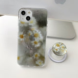 デイジー - レインフラワーマグセーフスマホケース　ビーズトックセット
