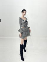 1020. Rosen span cancan mini sk (2color)