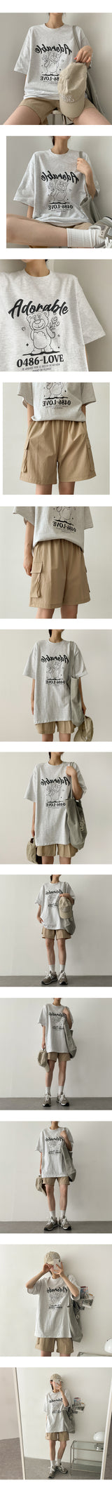 Rose Bear Short Sleeve Tee
