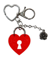 ハートロックキーリング / heart lock key ring (4506567835766)