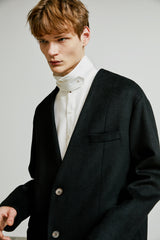 balmacaan welt pocket shirt jacket white (6615507206262)