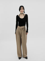 フォルディングスラックス / Folding slacks (2color)