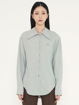 HALF HIDDEN BLOUSE -MINT (6636704333942)