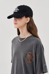CAT HUMAN LOVE BALL CAP_BLACK