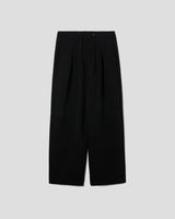 シルキーワイドバンディングスラックス/Silky wide banding slacks 2color