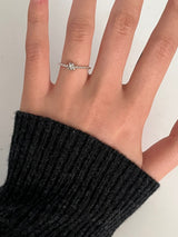 (silver925) Peanut open ring