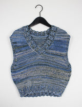 ミックスニットベスト/Mix Knit Best (3color)