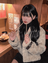 ハイネックベルトファージャケット